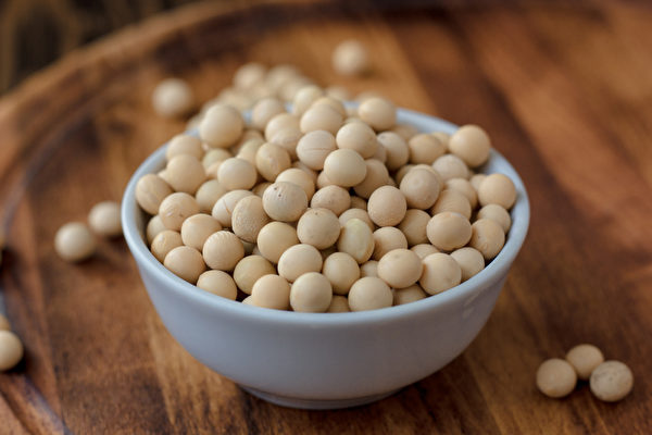 黃豆含大豆異黃酮，有抗癌功效。(Shutterstock)