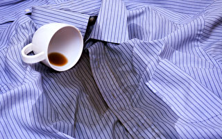 衣服沾到咖啡、茶或果汁 正确清洗省时省力