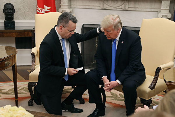 President Trump Meets With Freed Pastor Andrew Brunson At The White House GettyImages 1052063678