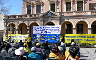 法輪功學員悉尼集會反迫害 各界人士支持