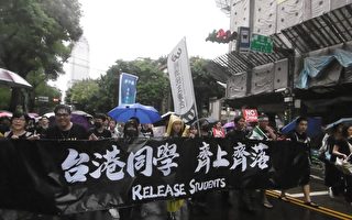 撑港反极权游行 港民：台湾人要珍惜手中选票