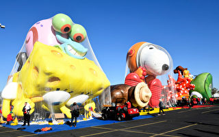 梅西感恩节游行 新巨型气球及花车亮相