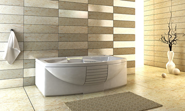 3d rendering of the modern bathroom Fotolia