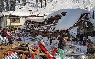克什米尔雪崩 印巴两国至少67人遇难