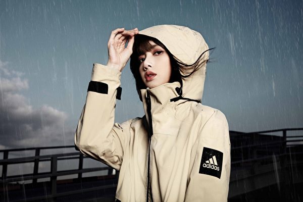 Lalisa of BLACKPINK with adidas