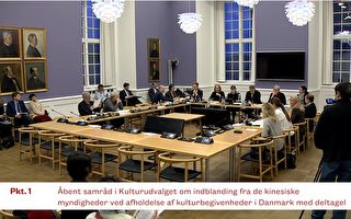 丹麥議會文化委員會籲政府回應神韻被取消