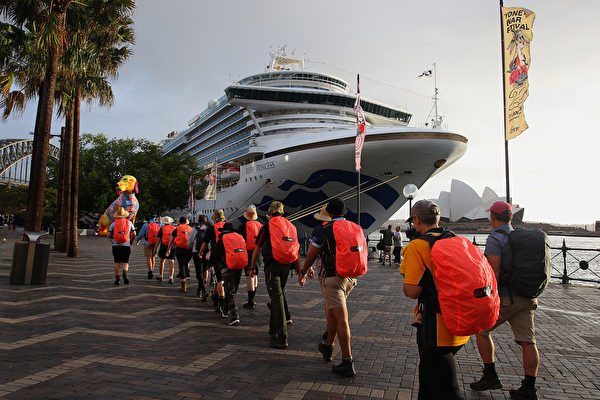 遊輪乘客在悉尼下船 澳洲病例激增
