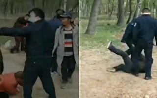 【现场视频】政府占地村民堵路抗议 遭警察殴打