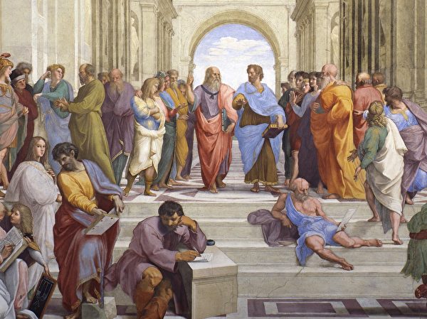 School of Athens by Raphael（Room of the Segnatura/ The Vatican Museum）