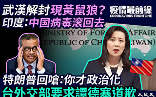 【疫情最前线】台湾外交部要求谭德塞道歉