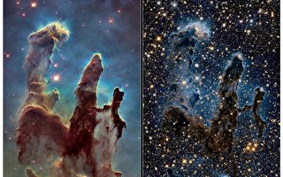 NASA發布鷹星雲「創生之柱」絕美新照片