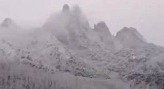 【現場視頻】山東全省降溫 多地下鵝毛大雪