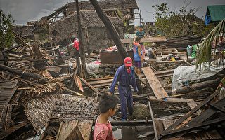 組圖：颱風黃蜂襲菲律賓 房屋損毀民眾疏散