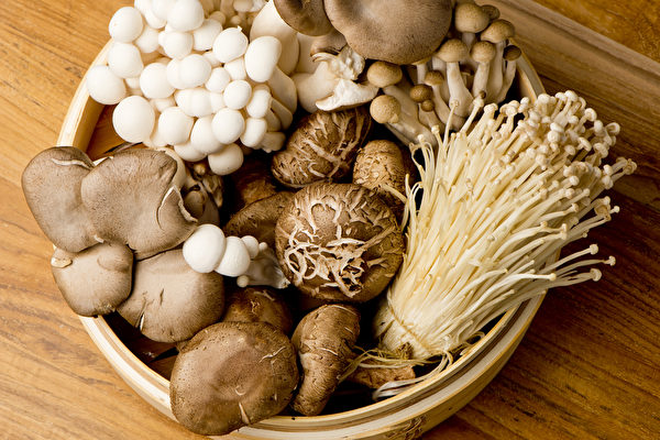 癌症患者每天可吃1份蘑菇。菇类的多糖体已证实具调节、提升免疫功能的作用。(Shutterstock)