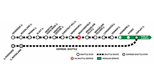 MBTA绿线D线施工 6月暂停18天