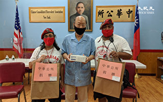 感念守護天使護衛社區 中華公所贈千片口罩