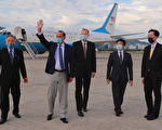 美卫生部长率团高规格访台 下午已抵松山机场