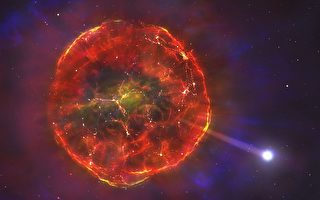 新型超新星爆炸後飛掠銀河系
