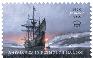 美国邮政局发行五月花号纪念邮票
