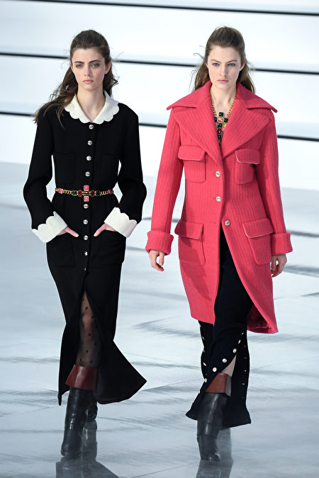 Chanel于2020年巴黎时装周。（Pascal Le Segretain/Getty Images)