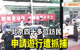 【一线采访视频版】北京数十位访民申请游行被抓