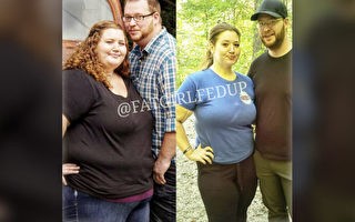 美国一对超重夫妇发誓减肥 共减掉400磅