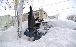 新泽西暴雪创纪录 至少两人死亡