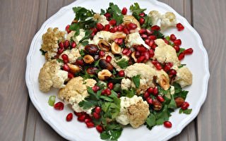 Shutterstock,Salad,With,Cauliflower,,Roasted,Hazelnuts,And,Pomegranate,Seeds,花菜,纖維