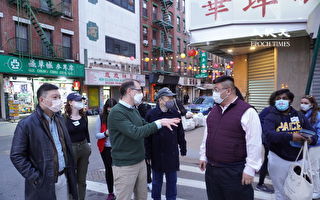 曼哈頓區長候選人訪紐約唐人街 當地需疫苗與人潮