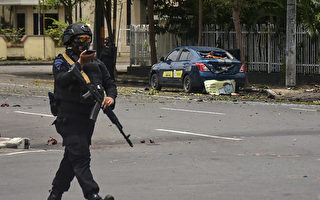 印尼教堂遭自杀炸弹客攻击 20伤2嫌犯死亡