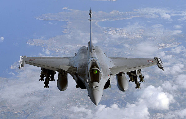 法国的疾风（Rafale）战斗机。（Gerard Julien/AFP via Getty Images）