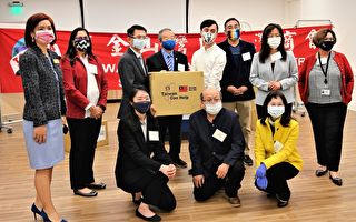 台灣商會助防疫 12度為社區捐口罩