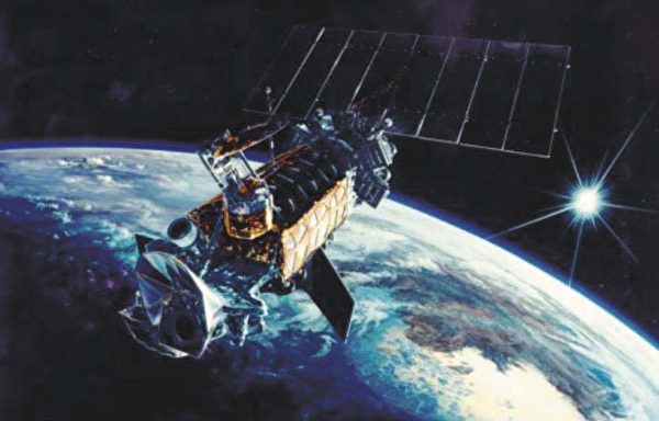 美国军方的气象、海洋和地理卫星（Defense Meteorological Satellite）。（美国太空军）
