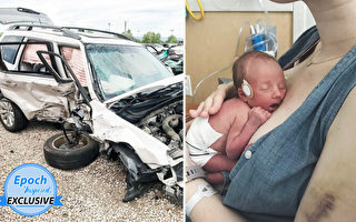 妈妈车祸中幸存 医院路上生下婴儿：感恩