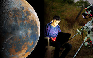 印度少年用5萬多照片創作不可思議月球圖