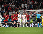 组图：欧洲杯足球D组 捷克0:1不敌英格兰