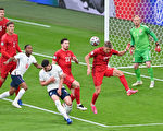 組圖：歐洲盃足球半決賽 英格蘭2:1勝丹麥