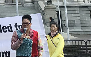 新西蘭首都7‧20反迫害集會 國會議員支持