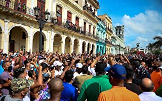 古巴全国反共示威游行 美巴总统及多位美政要声援