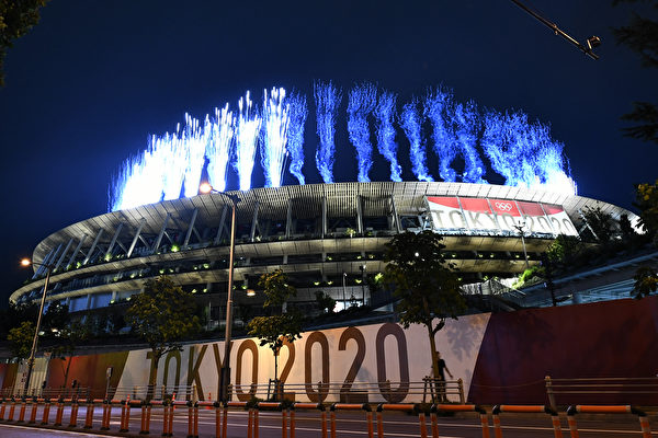 组图：东京奥运会开幕式璀璨烟火秀
