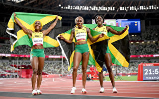 牙买加女飞人揽百米前三 汤普森破奥运纪录