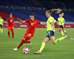 东奥女子足球决赛 加拿大3:2胜瑞典夺金