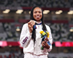 美國女飛人400米跑摘銅 獲第10枚奧運獎牌