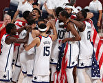 美国男篮击败法国队 实现奥运“四连冠”