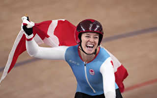 加拿大自行车女选手首次参加奥运就摘金
