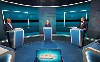 德國三候選人首次電視辯論 民調：舒爾茨勝出