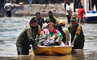 組圖：墨西哥中部暴雨釀洪災 水淹醫院死17人