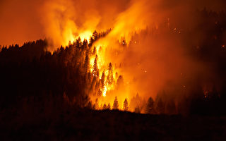 迪克西山火往北扩散 延烧近100万英亩