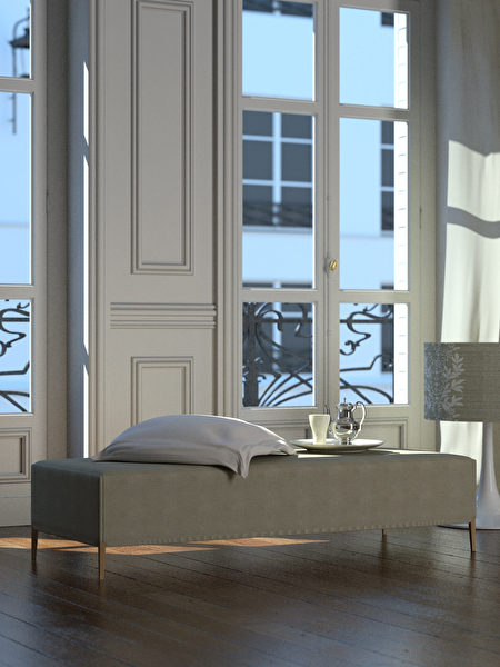 Classic,Parisian,Living,Room,(3d,Render),Shutterstock,客廳,法式