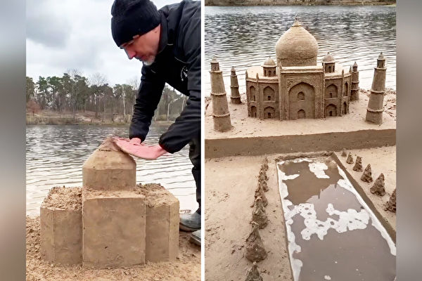 意大利艺术家走遍世界 创作精致非凡的沙雕